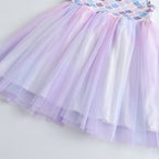 Girls' Purple Princess Dress