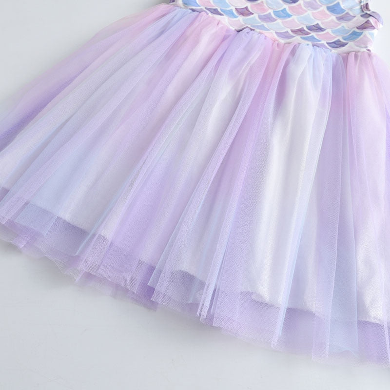 Girls' Purple Princess Dress