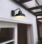 Aisle Fer Sconce - Lumière de grange vintage antique - Noir Applique industrielle