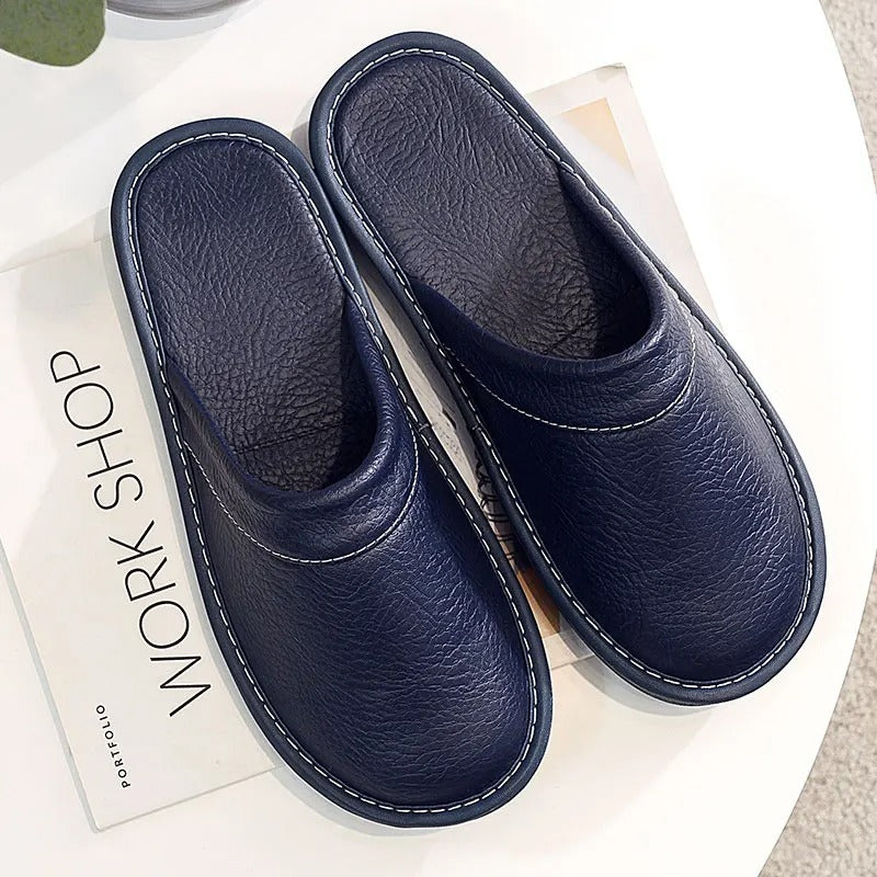 Comfortable Vegan Leather Slippers | Elegant and Ergonomic Design for Everyone