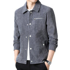 Veste de transition en velours côtelé de haute qualité pour hommes, classique, spéciale automne
