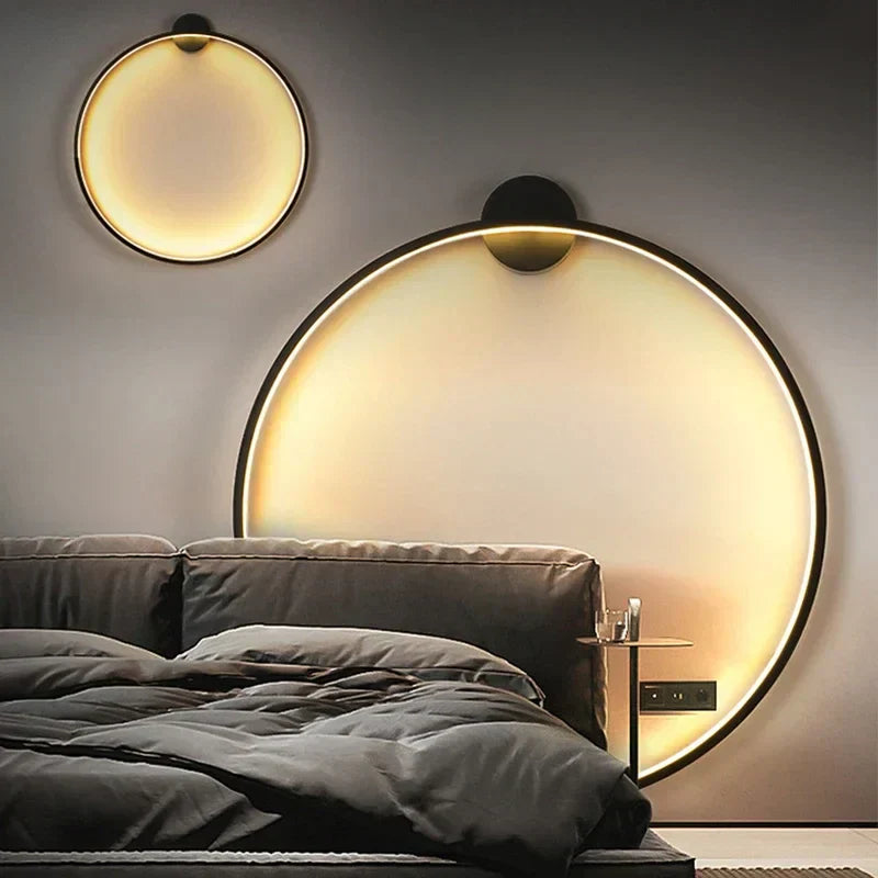 Applique murale LED moderne, ronde et minimaliste