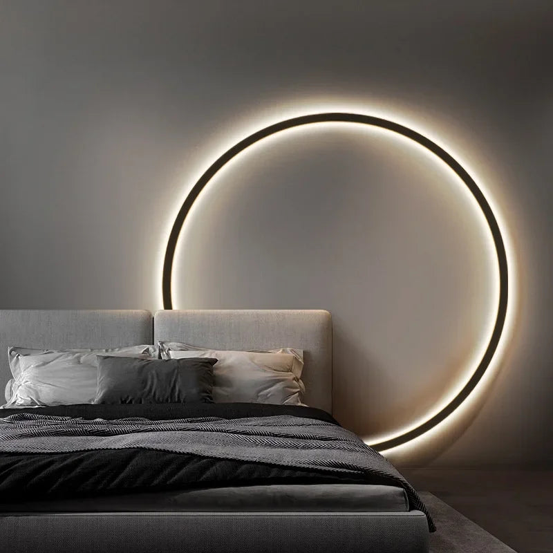 Applique murale LED moderne, ronde et minimaliste