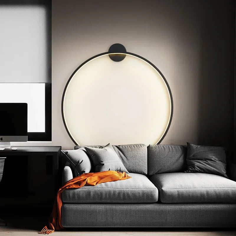 Applique murale LED moderne, ronde et minimaliste