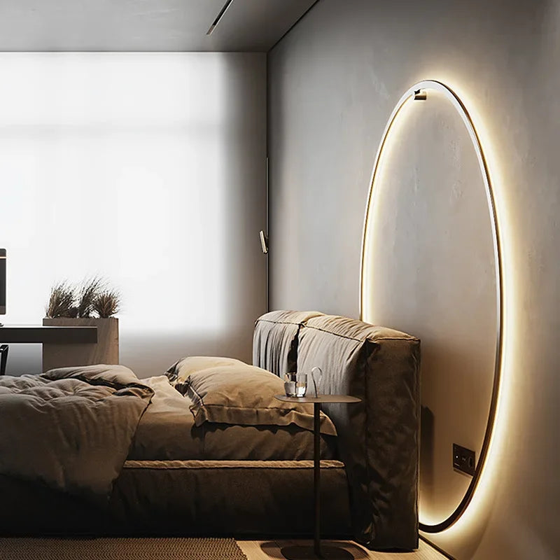 Applique murale LED moderne, ronde et minimaliste