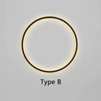 Applique murale LED moderne, ronde et minimaliste
