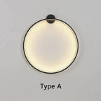 Applique murale LED moderne, ronde et minimaliste