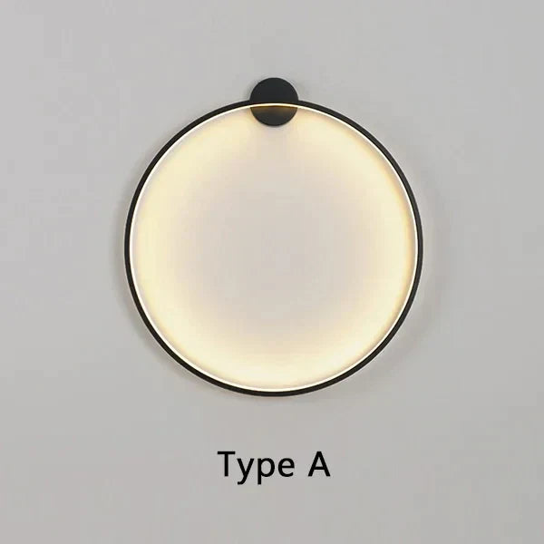 Applique murale LED moderne, ronde et minimaliste