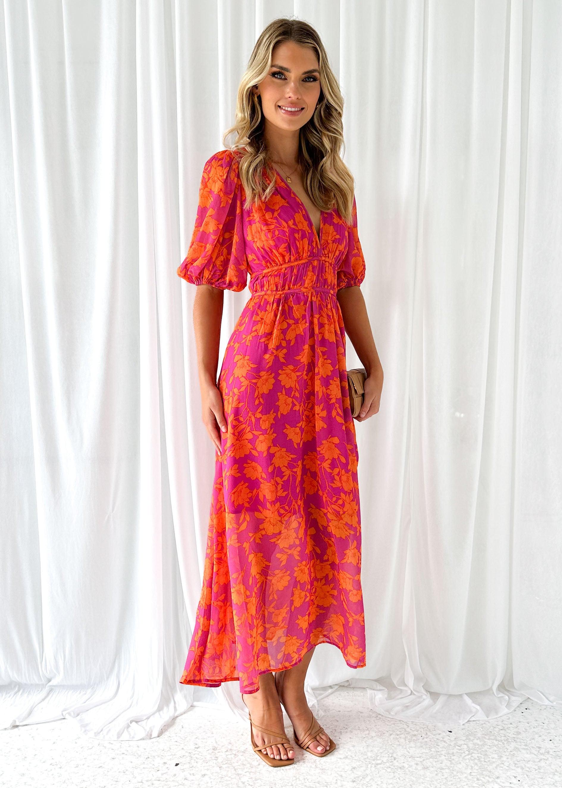 Catherine - Robe longue avec encolure en cœur pour femmes