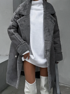 Whitney - Manteau peluche coupe-vent d'hiver
