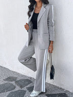 Isabelle-mode | Ensemble de costume à manches longues et revers