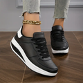 Women's Graphic Print Wedge Sneakers - Premium Casual Shoes