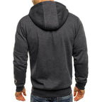 JACKS - Pull d'automne léger avec fermeture éclair et capuche pour hommes
