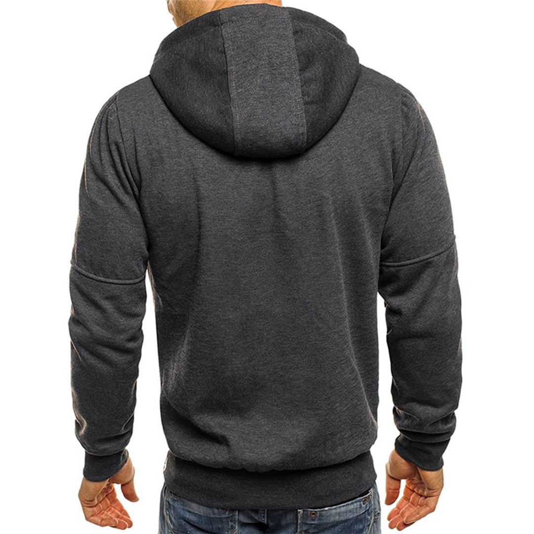 JACKS - Pull d'automne léger avec fermeture éclair et capuche pour hommes