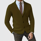 Men's classic fall blazer, business casual style
