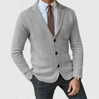 Men's classic fall blazer, business casual style