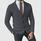 Men's classic fall blazer, business casual style