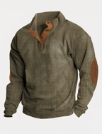 Classique | Pull tricoté pour hommes avec motif côtelé - Édition Automne