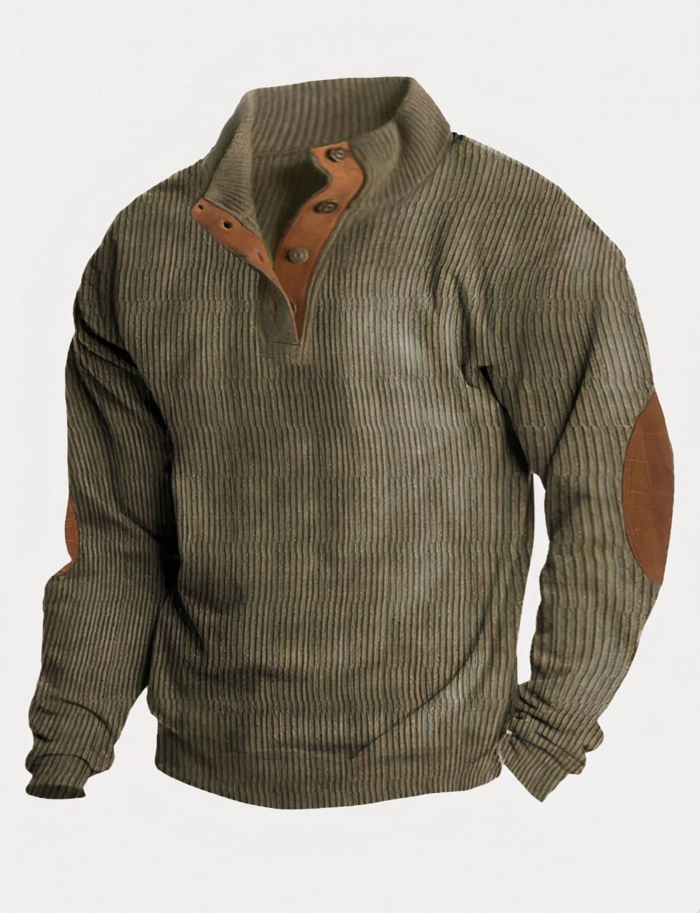 Classique | Pull tricoté pour hommes avec motif côtelé - Édition Automne