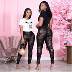 Legging imprimé peau de serpent
