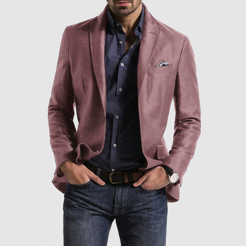 Men's ceremonial suit in high-quality wool for autumn