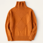 Orange cashmere sweater
