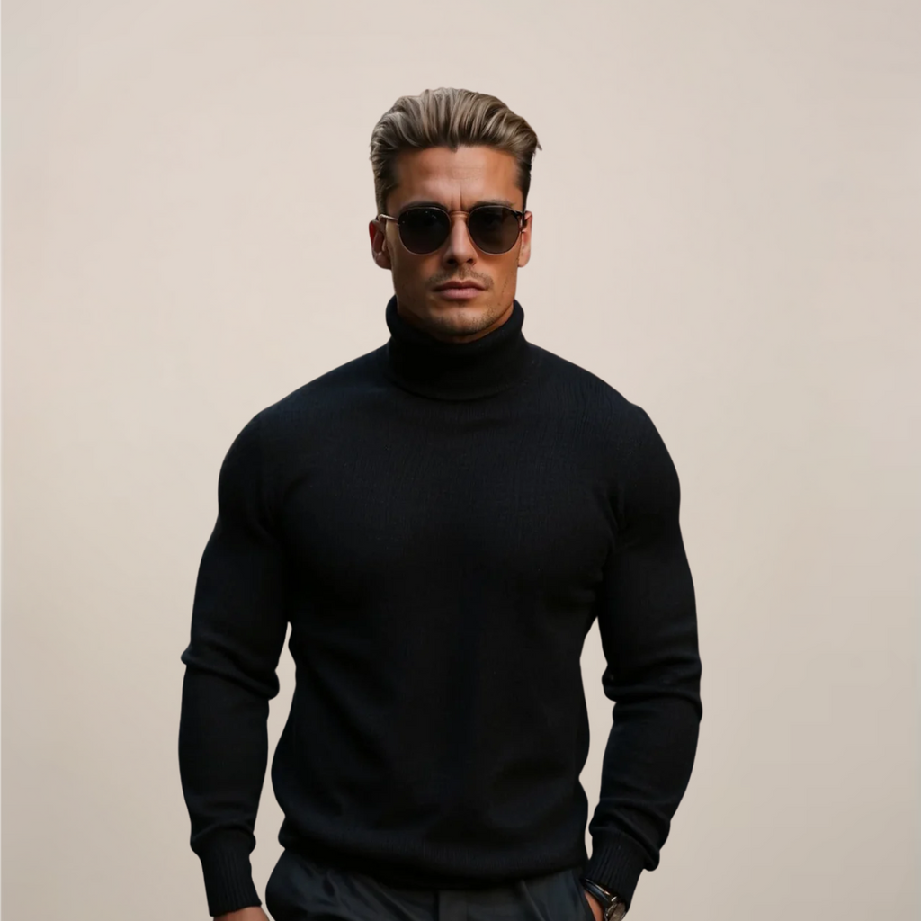 Men's spring turtleneck