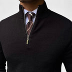 Pull à demi-zip pour homme, printemps