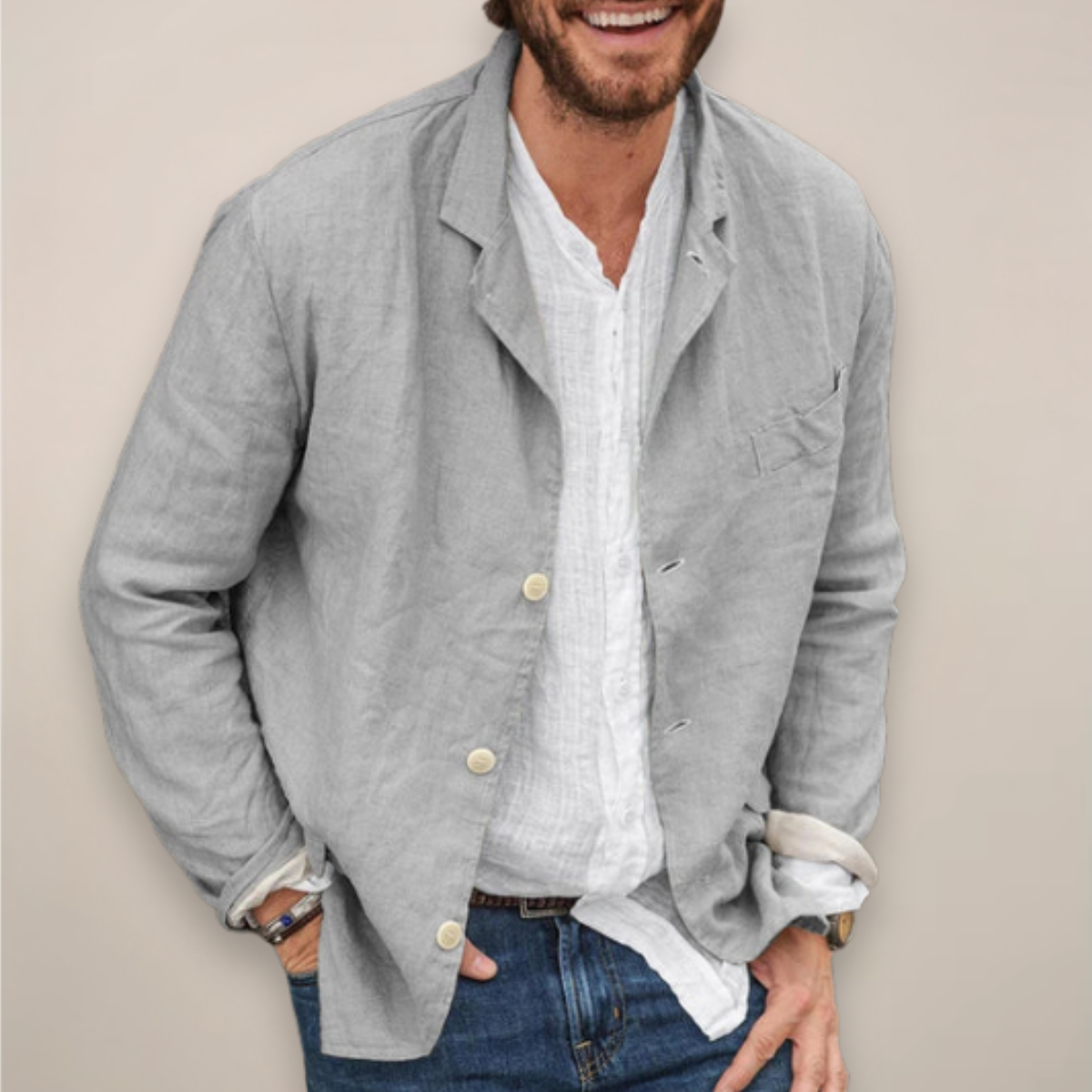 Men's relaxed fit blazer