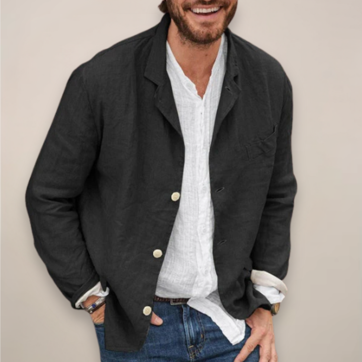 Men's relaxed fit blazer