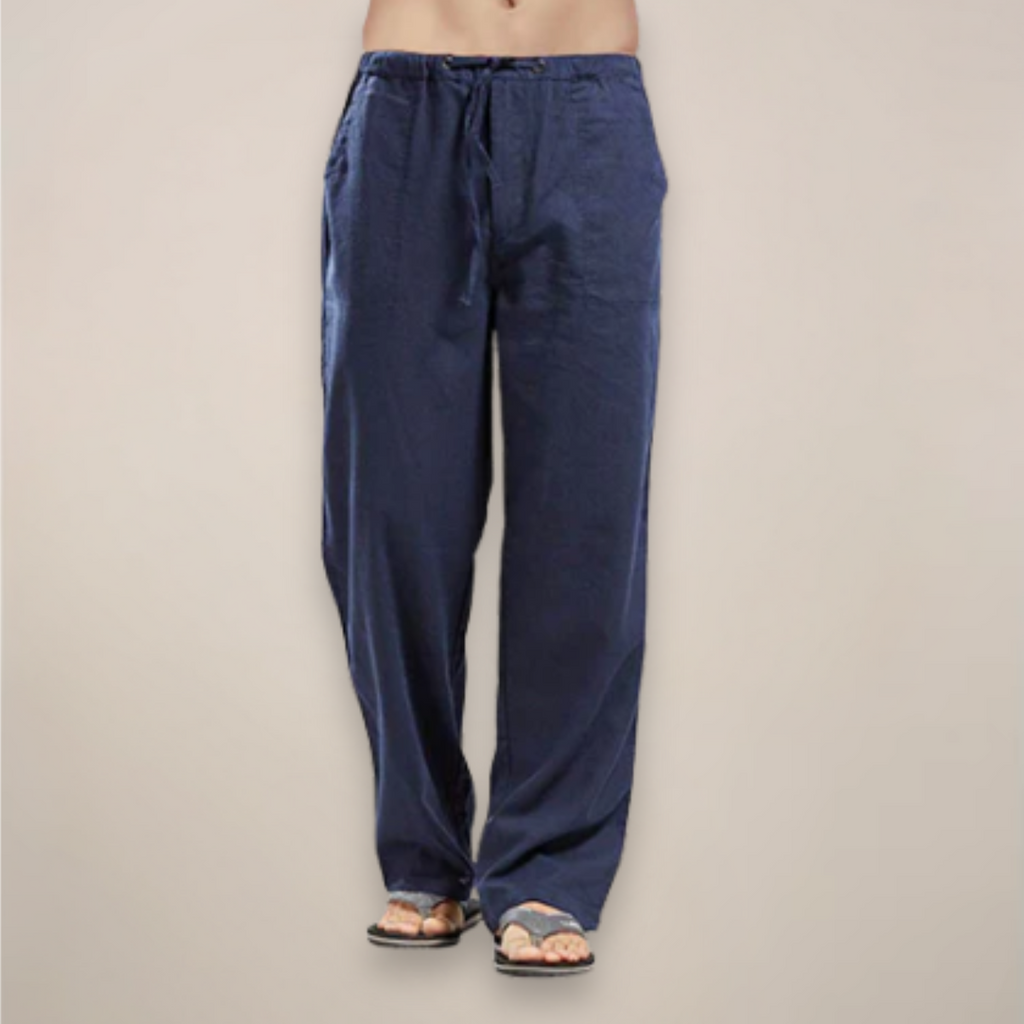 Pantalon décontracté pour homme avec cordon de serrage, style casual