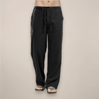 Pantalon décontracté pour homme avec cordon de serrage, style casual