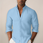 Chemise d'été décontractée pour homme avec boutons