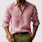 Chemise boutonnée vintage pour homme