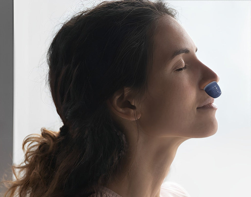 Micro CPAP Device for Sleep Apnea - Portable Maskless Anti-Snoring Device, Light Green and Quiet