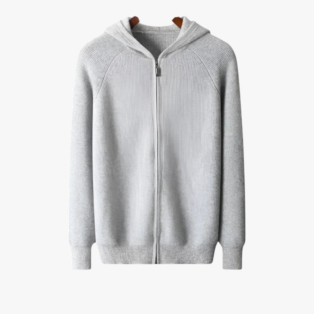 Justin | Men's Casual Cashmere Zip-Up Hoodie
