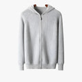 Justin | Men's Casual Cashmere Zip-Up Hoodie