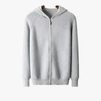 Justin | Men's Casual Cashmere Zip-Up Hoodie