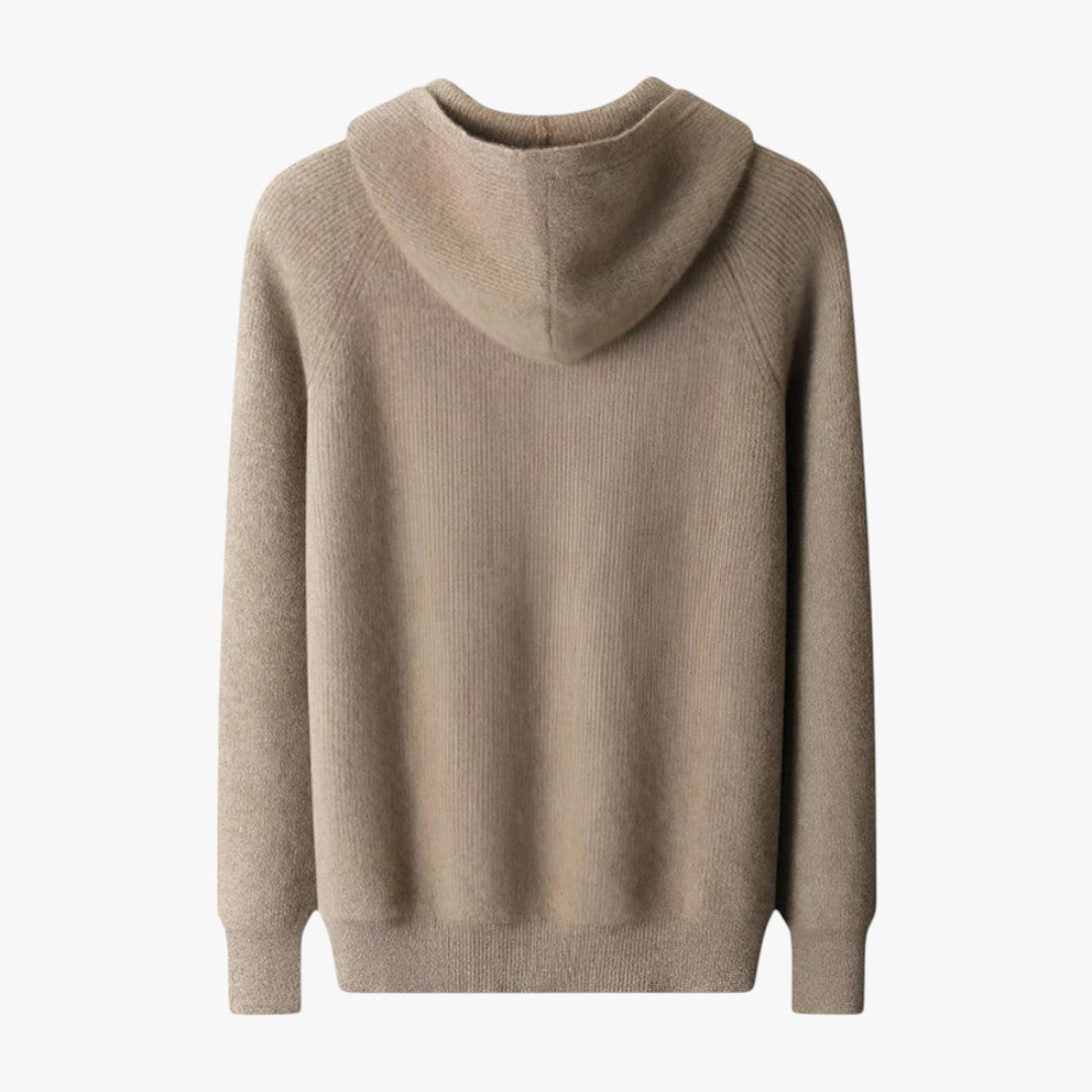 Justin | Men's Casual Cashmere Zip-Up Hoodie