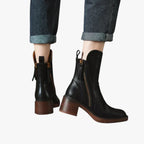 Madelyn | Women's Ankle-High Boot with Block Heel and Cushioned Comfort
