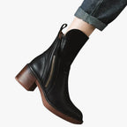 Madelyn | Women's Ankle-High Boot with Block Heel and Cushioned Comfort