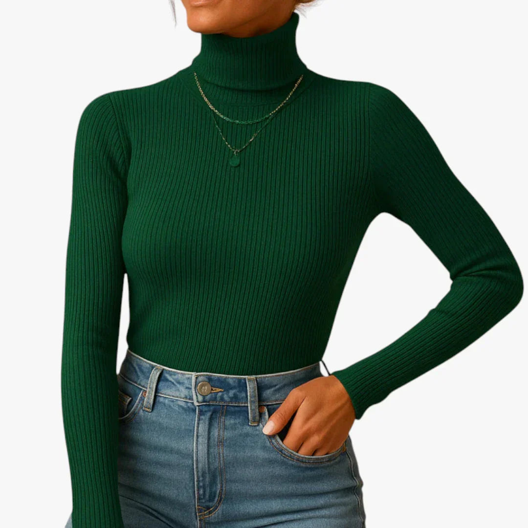 Brooklyn | Pull tricoté à col roulé pour femmes