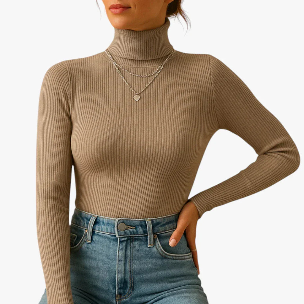 Brooklyn | Pull tricoté à col roulé pour femmes
