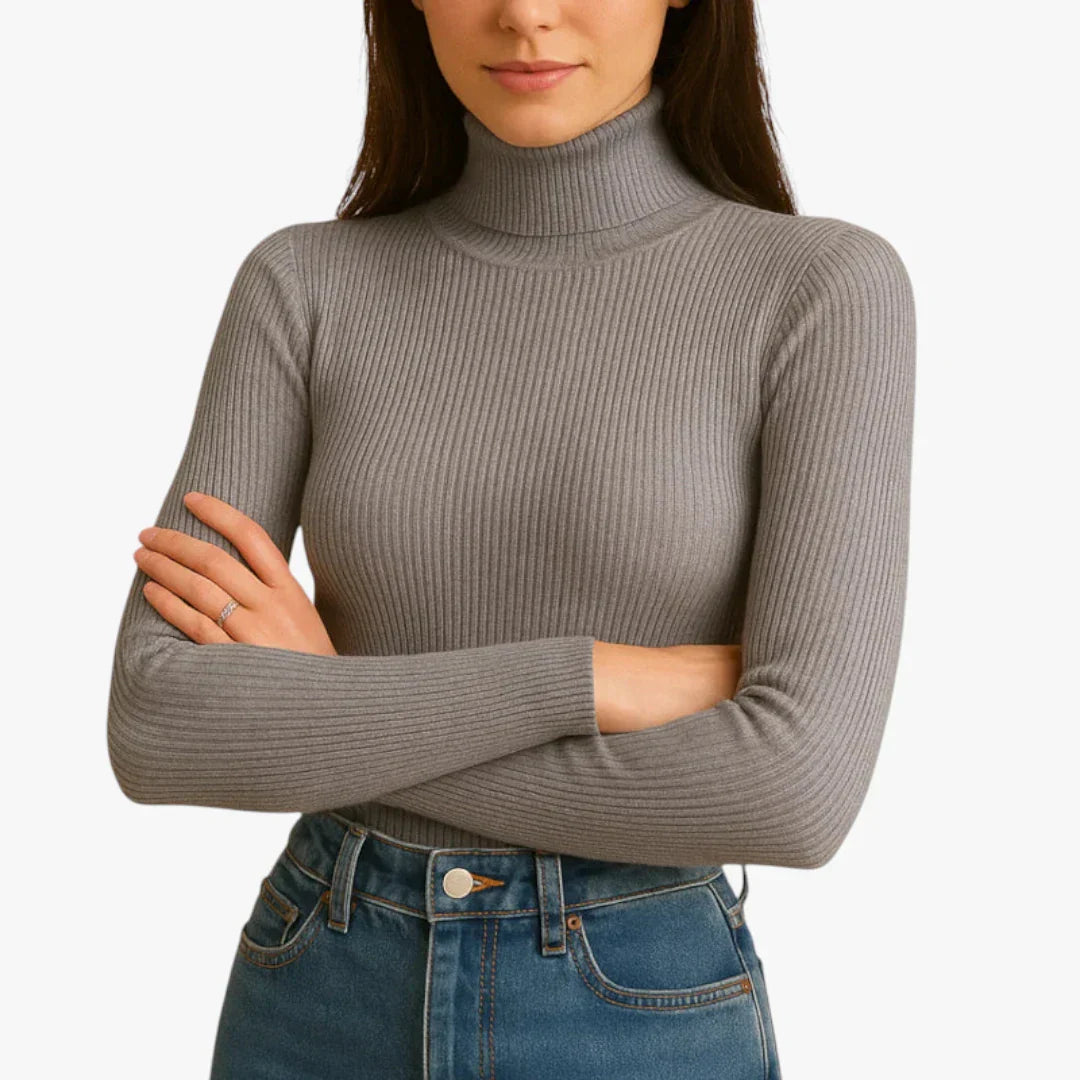 Brooklyn | Pull tricoté à col roulé pour femmes
