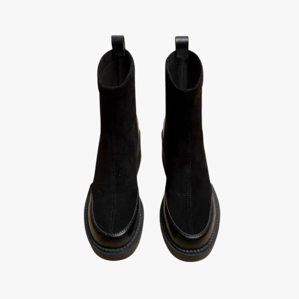 Daniela | Bottes en daim à talons hauts pour femmes