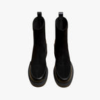 Daniela | Bottes en daim à talons hauts pour femmes