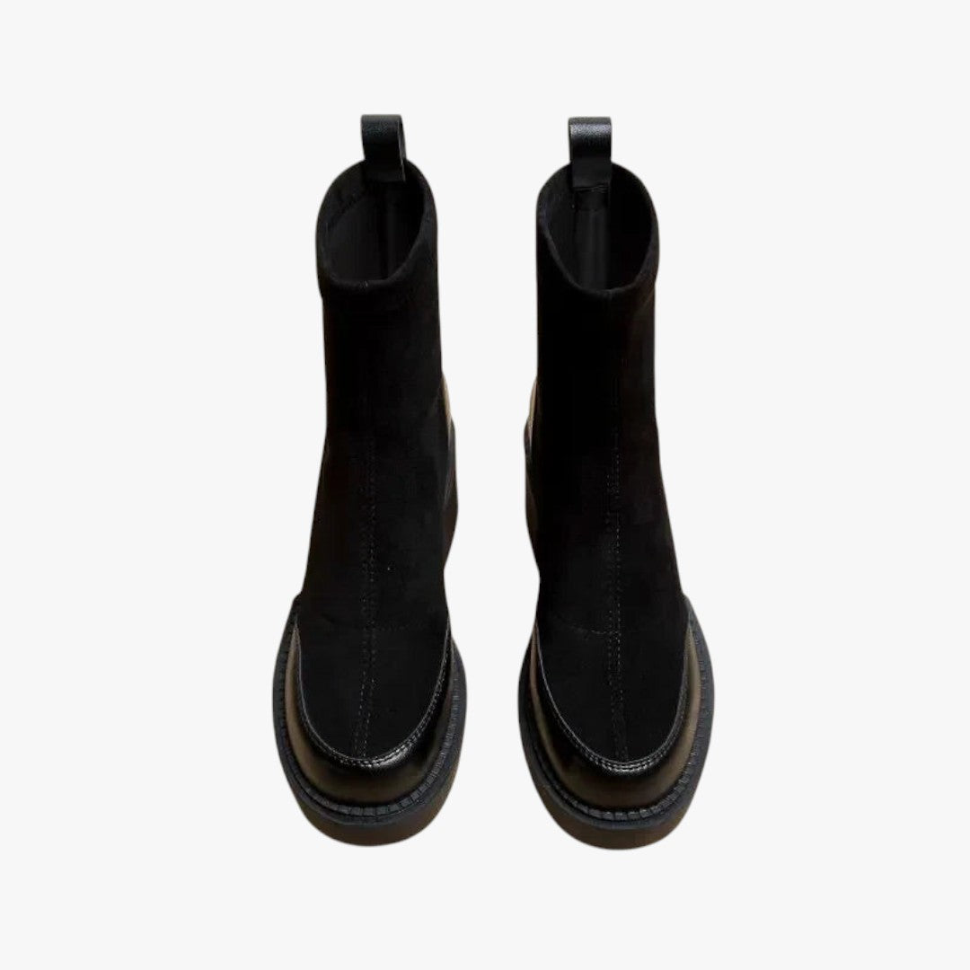 Daniela | Bottes en daim à talons hauts pour femmes