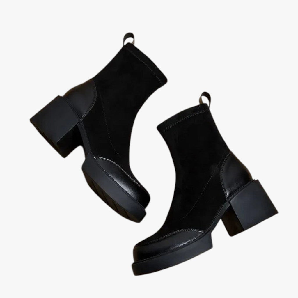Daniela | Bottes en daim à talons hauts pour femmes
