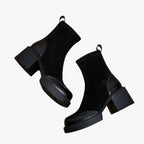 Daniela | Bottes en daim à talons hauts pour femmes