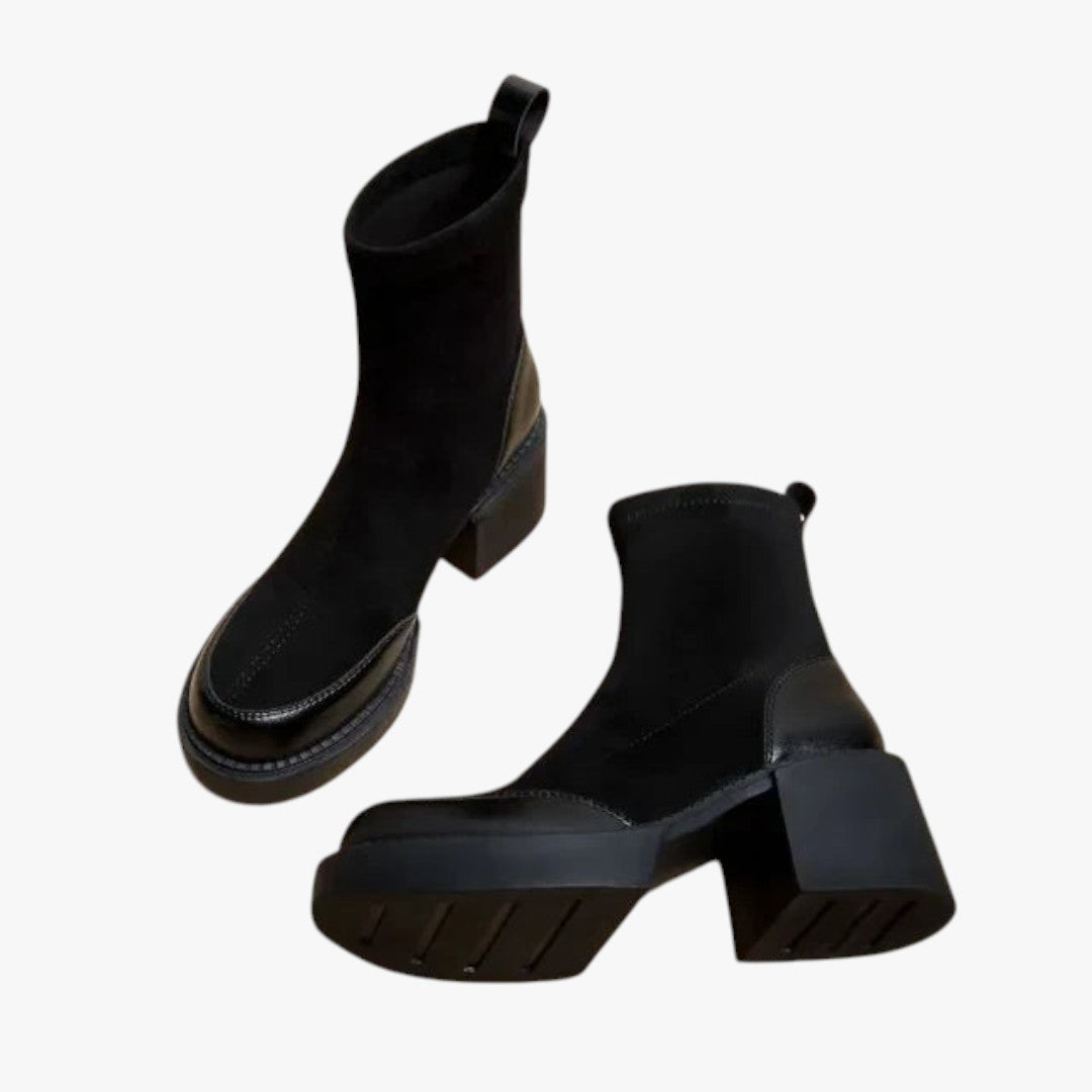 Daniela | Bottes en daim à talons hauts pour femmes